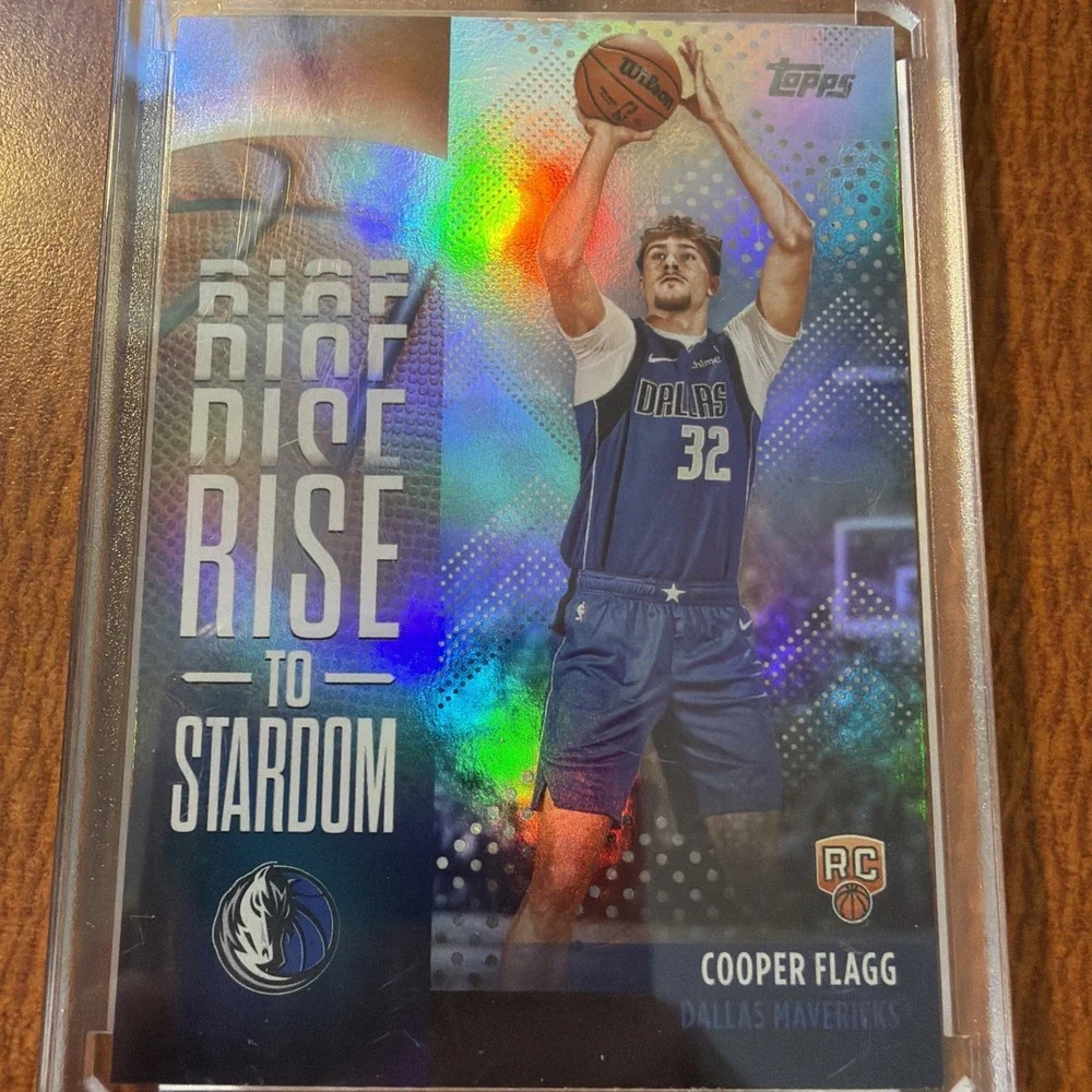 2025 Topps Cooper Flagg Rookie #RTS-1 FOILBOARD‎ Rise to Stardom RC